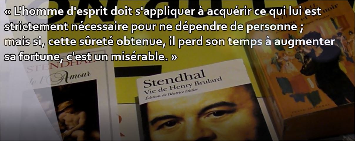 Le principe de Stendhal